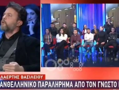 Λ.Βασιλείου: Ο ηθοποιός αποκάλεσε «αλήτες» τους φοιτητές που διαμαρτύρονται κατά του Ράμα